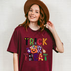 Trick or Treat Halloween Design - Halloween Unisex Crewneck T-Shirt Sweatshirt Hoodie