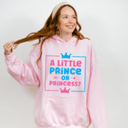 A Little Prince Or Princess - Gender Reveal Unisex Crewneck T-Shirt Sweatshirt Hoodie