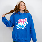 Girl Or Boy - Gender Reveal Unisex Crewneck T-Shirt Sweatshirt Hoodie