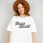 Honeymoonin' Black And White Design - Honeymoon Unisex Crewneck T-Shirt Sweatshirt Hoodie