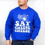 Say Cheese Camera Design - Photography Unisex Crewneck T-Shirt Sweatshirt Hoodie