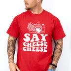 Say Cheese Camera Design - Photography Unisex Crewneck T-Shirt Sweatshirt Hoodie