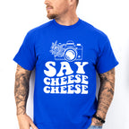 Say Cheese Camera Design - Photography Unisex Crewneck T-Shirt Sweatshirt Hoodie