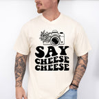 Say Cheese Camera Design - Photography Unisex Crewneck T-Shirt Sweatshirt Hoodie