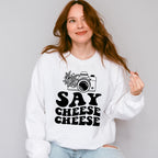 Say Cheese Camera Design - Photography Unisex Crewneck T-Shirt Sweatshirt Hoodie