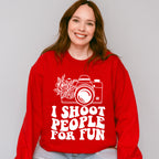 I Shoot People For Fun - Photography Unisex Crewneck T-Shirt Sweatshirt Hoodie