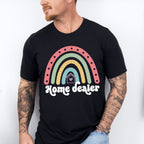 Home Dealer Rainbow Design - Realtor Unisex Crewneck T-Shirt Sweatshirt Hoodie