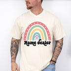 Home Dealer Rainbow Design - Realtor Unisex Crewneck T-Shirt Sweatshirt Hoodie