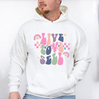 Live Love Sell Checkered Design - Realtor Unisex Crewneck T-Shirt Sweatshirt Hoodie