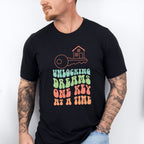 Unlocking Dreams One Key At A Time - Realtor Unisex Crewneck T-Shirt Sweatshirt Hoodie