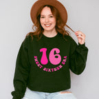 Sweet Sixteen Era Pink Design - Sweet 16 Unisex Crewneck T-Shirt Sweatshirt Hoodie