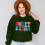 Sweet Sixteen Established 2008 - Sweet 16 Unisex Crewneck T-Shirt Sweatshirt Hoodie