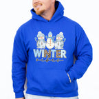 Winter Vibes Snowman Design - Winter Unisex Crewneck T-Shirt Sweatshirt Hoodie
