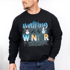Walking In A Winter Wonderland - Winter Unisex Crewneck T-Shirt Sweatshirt Hoodie
