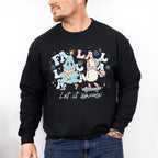 Snowman And Tree Design - Winter Unisex Crewneck T-Shirt Sweatshirt Hoodie