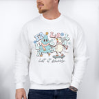 Snowman And Tree Design - Winter Unisex Crewneck T-Shirt Sweatshirt Hoodie