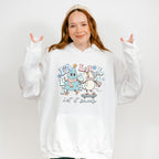 Snowman And Tree Design - Winter Unisex Crewneck T-Shirt Sweatshirt Hoodie