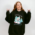 Snowman Chillin' Design - Winter Unisex Crewneck T-Shirt Sweatshirt Hoodie