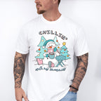 Snowman Chillin' Design - Winter Unisex Crewneck T-Shirt Sweatshirt Hoodie