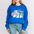 Let It Snow Truck Design - Winter Unisex Crewneck T-Shirt Sweatshirt Hoodie