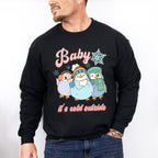 Baby It's Cold Outside Penguin Design - Winter Unisex Crewneck T-Shirt Sweatshirt Hoodie