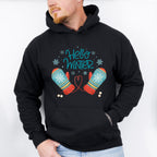 Hello Winter Mittens - Winter Unisex Crewneck T-Shirt Sweatshirt Hoodie