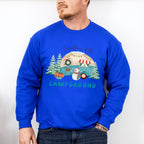 Christmas At The Campground - Winter Unisex Crewneck T-Shirt Sweatshirt Hoodie