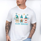 Cozy Season Gnome Design - Winter Unisex Crewneck T-Shirt Sweatshirt Hoodie
