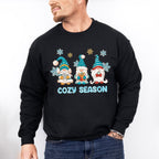 Cozy Season Gnome Design - Winter Unisex Crewneck T-Shirt Sweatshirt Hoodie