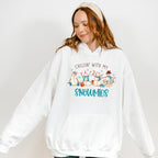 Chillin With My Snowmies - Winter Unisex Crewneck T-Shirt Sweatshirt Hoodie