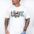 Love Skeleton Design - Winter Unisex Crewneck T-Shirt Sweatshirt Hoodie