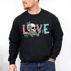 Love Skeleton Design - Winter Unisex Crewneck T-Shirt Sweatshirt Hoodie