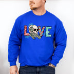 Love Skeleton Design - Winter Unisex Crewneck T-Shirt Sweatshirt Hoodie