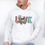 Love Skeleton Design - Winter Unisex Crewneck T-Shirt Sweatshirt Hoodie