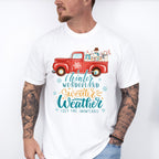 Sweater Weather Cozy Fire - Winter Unisex Crewneck T-Shirt Sweatshirt Hoodie