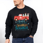 Sweater Weather Cozy Fire - Winter Unisex Crewneck T-Shirt Sweatshirt Hoodie