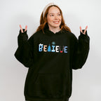 Believe Winter Design - Winter Unisex Crewneck T-Shirt Sweatshirt Hoodie