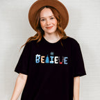 Believe Winter Design - Winter Unisex Crewneck T-Shirt Sweatshirt Hoodie