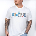 Believe Winter Design - Winter Unisex Crewneck T-Shirt Sweatshirt Hoodie