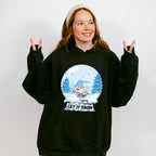 Let It Snow Snowglobe Design - Winter Unisex Crewneck T-Shirt Sweatshirt Hoodie