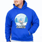 Let It Snow Snowglobe Design - Winter Unisex Crewneck T-Shirt Sweatshirt Hoodie