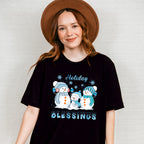 Holiday Blessings - Winter Unisex Crewneck T-Shirt Sweatshirt Hoodie