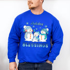 Holiday Blessings - Winter Unisex Crewneck T-Shirt Sweatshirt Hoodie