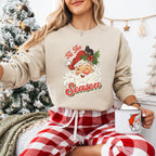 Santa Claus 'Tis The Season - Christmas Unisex Crewneck T-Shirt Sweatshirt Hoodie