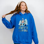 Merry And Bright Snowman Design - Winter Unisex Crewneck T-Shirt Sweatshirt Hoodie