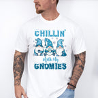 Chillin' With My Gnomies Design - Winter Unisex Crewneck T-Shirt Sweatshirt Hoodie