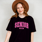 Senior 2025 Pink Design - Graduation Unisex Crewneck T-Shirt Sweatshirt Hoodie
