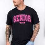 Senior 2025 Pink Design - Graduation Unisex Crewneck T-Shirt Sweatshirt Hoodie