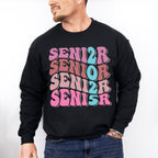 Senior 2025 Vertical Design - Graduation Unisex Crewneck T-Shirt Sweatshirt Hoodie