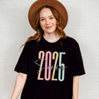 Senior 2025 Cursive Design - Graduation Unisex Crewneck T-Shirt Sweatshirt Hoodie